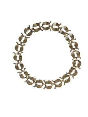 Vintage Ornate Bronze Necklace